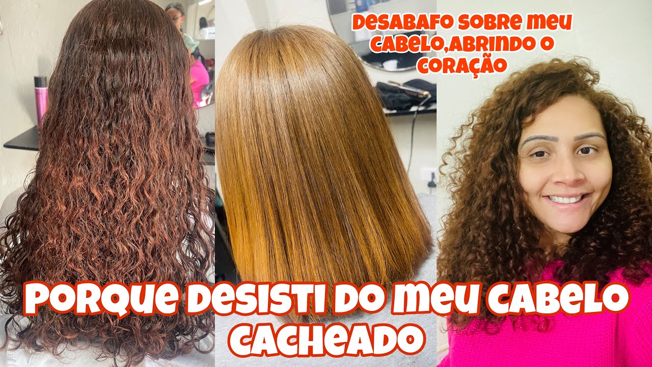 PORQUE DESISTI DO MEU CABELO NATURAL/CACHEADO ? #autocuidado #cabeloliso #autoestimafemenina 