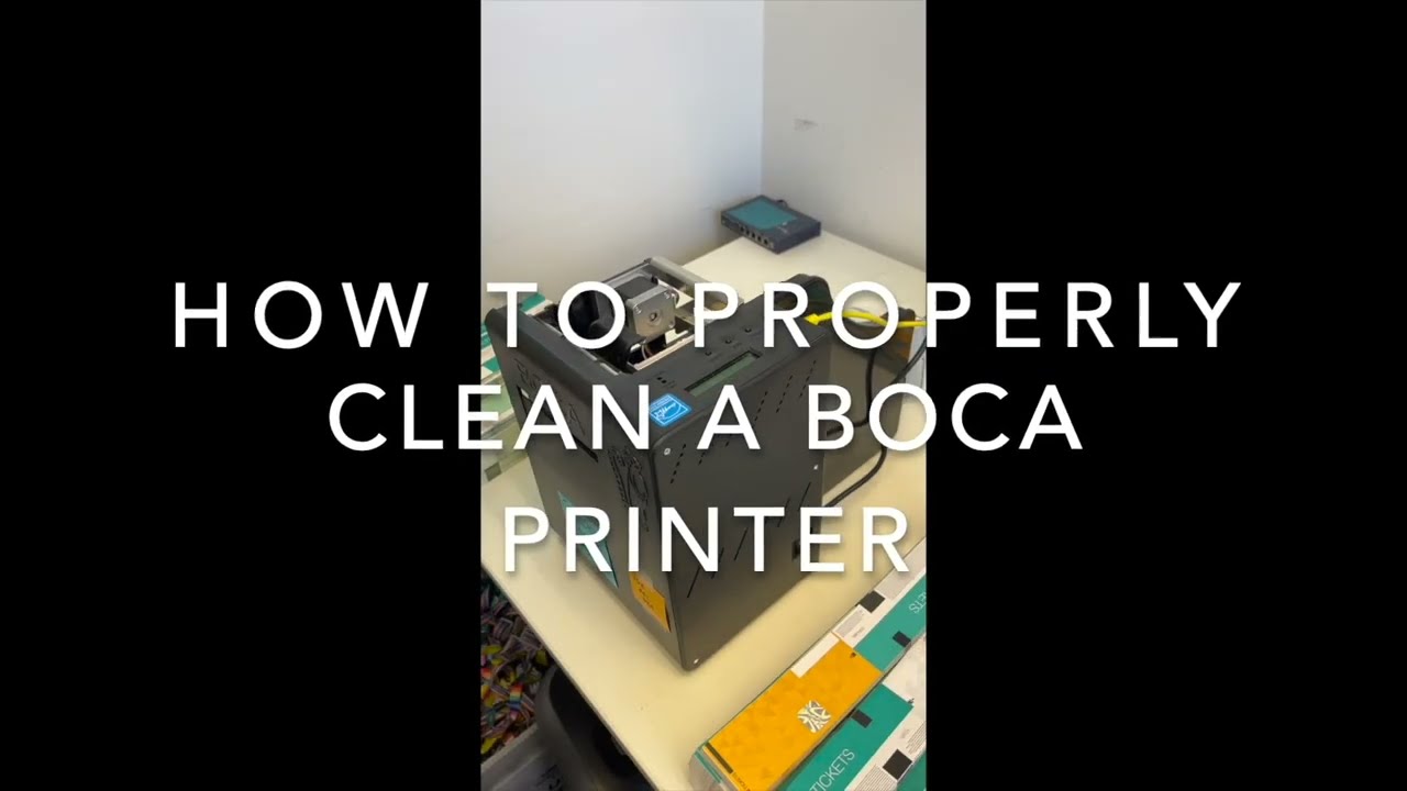 How to Clean Your Boca Lemur-S Printer