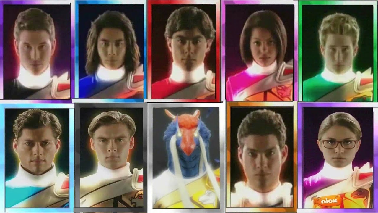 power rangers dino supercharge transformación de los 10 rangers con Zenowing | fan versión