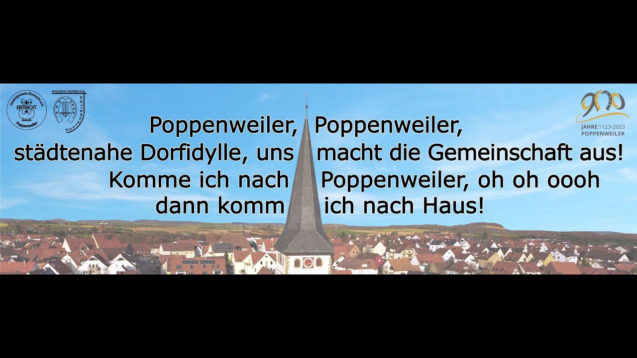 Lied für Poppenweiler (Projekt mit vielen Beteiligten)