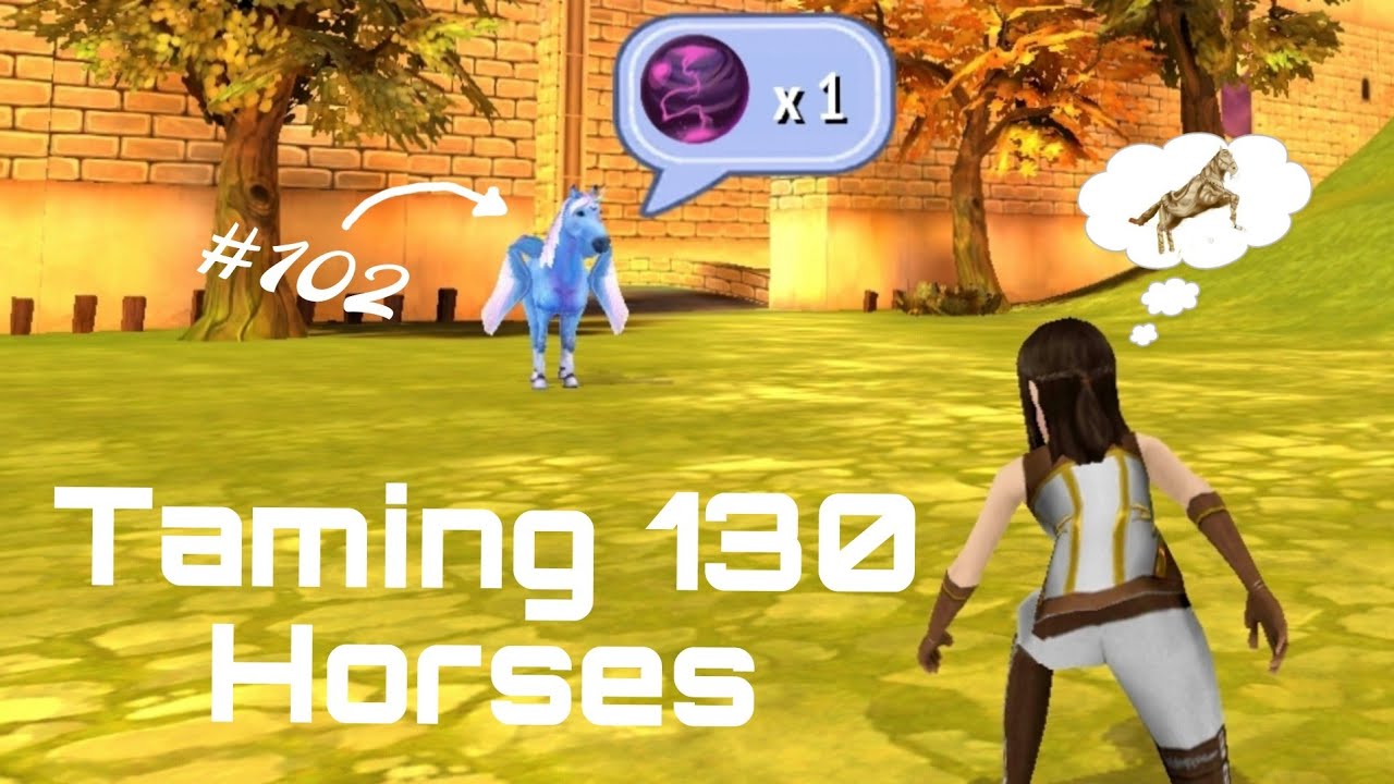 Taming 130 Horses in Horse Riding Tales