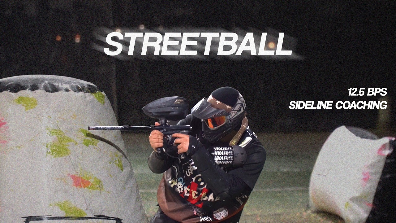 Streetball AZ paintball l 12.5 bps l sideline coaching