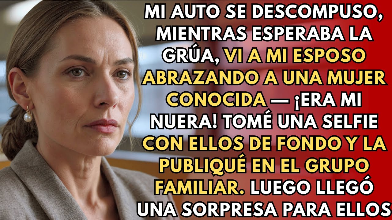 ¡Mi Auto se Descompuso... y Luego Vi a Mi Esposo con Mi Nuera! ¡No Creerás lo que Pasó Después!