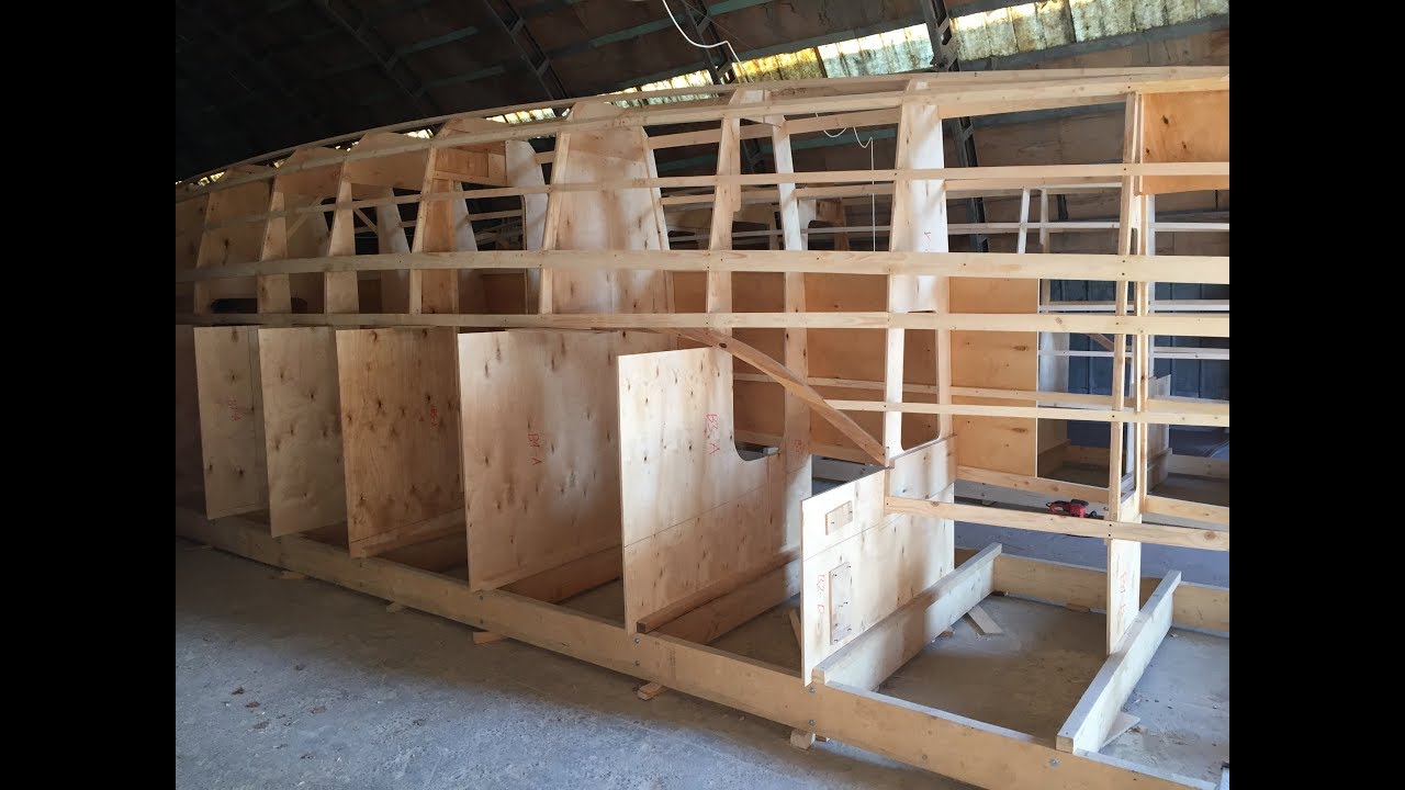 Building Mike Waller 1100 Catamaran . Part 1