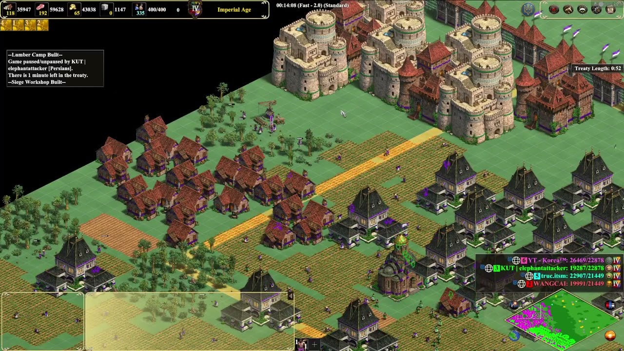 Aoe2DE - 2 Joshs Michi 2v2 Ft VNDISPUTED On Coms
