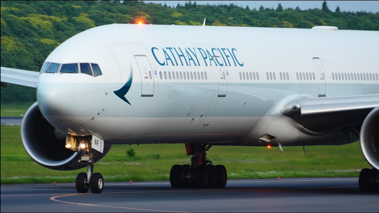 Cathay Pacific Boeing 777-300ER B-HNR Landing and Takeoff | Narita Airport | NRT/RJAA