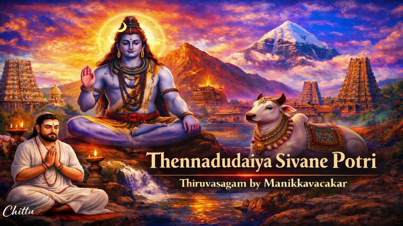 ஓம் நமசிவாய | Thennadudaiya Sivane Potri | Powerful Tamil Shiva Song | Thiruvasagam | Manikkavasagar