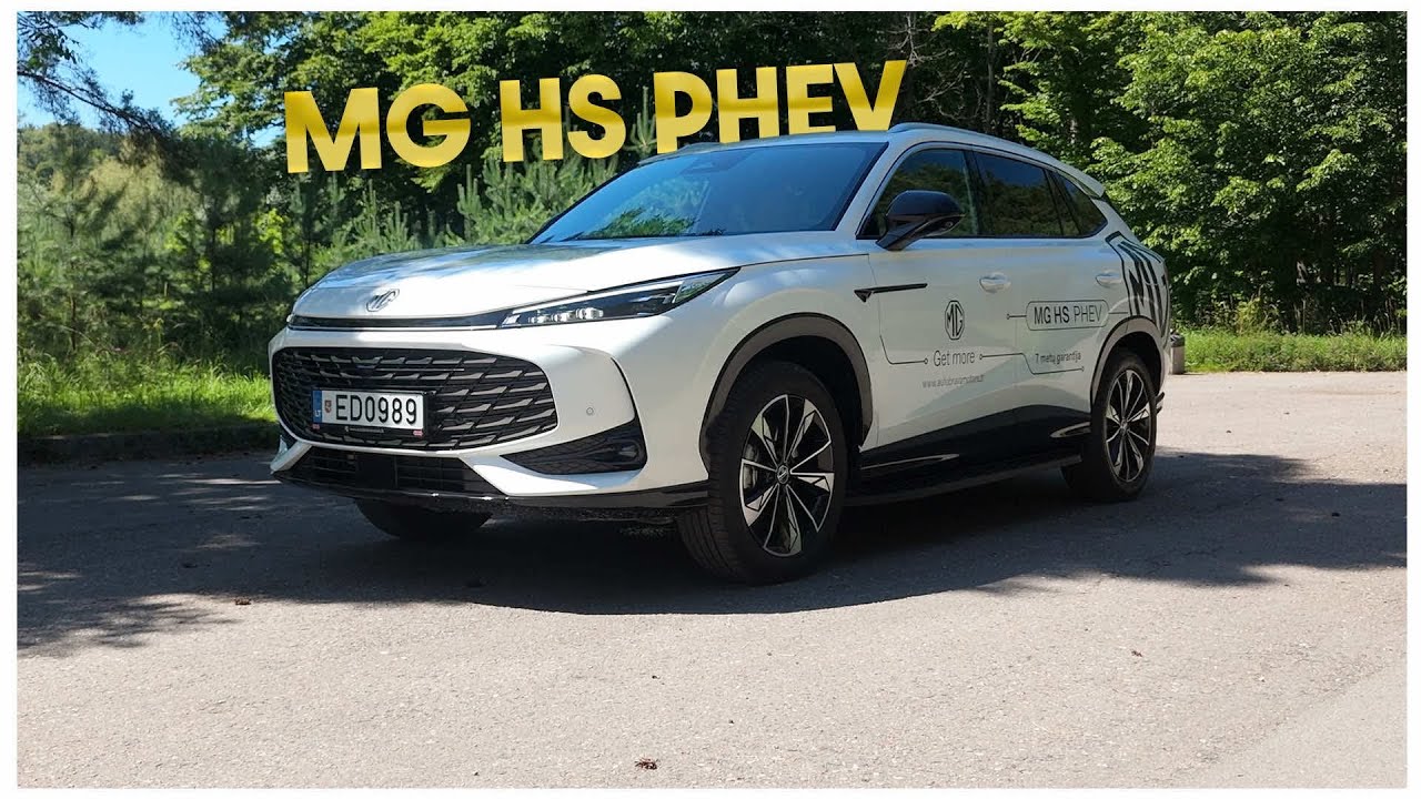 MG E-HS: bandymas įkasti VW Tiguanui