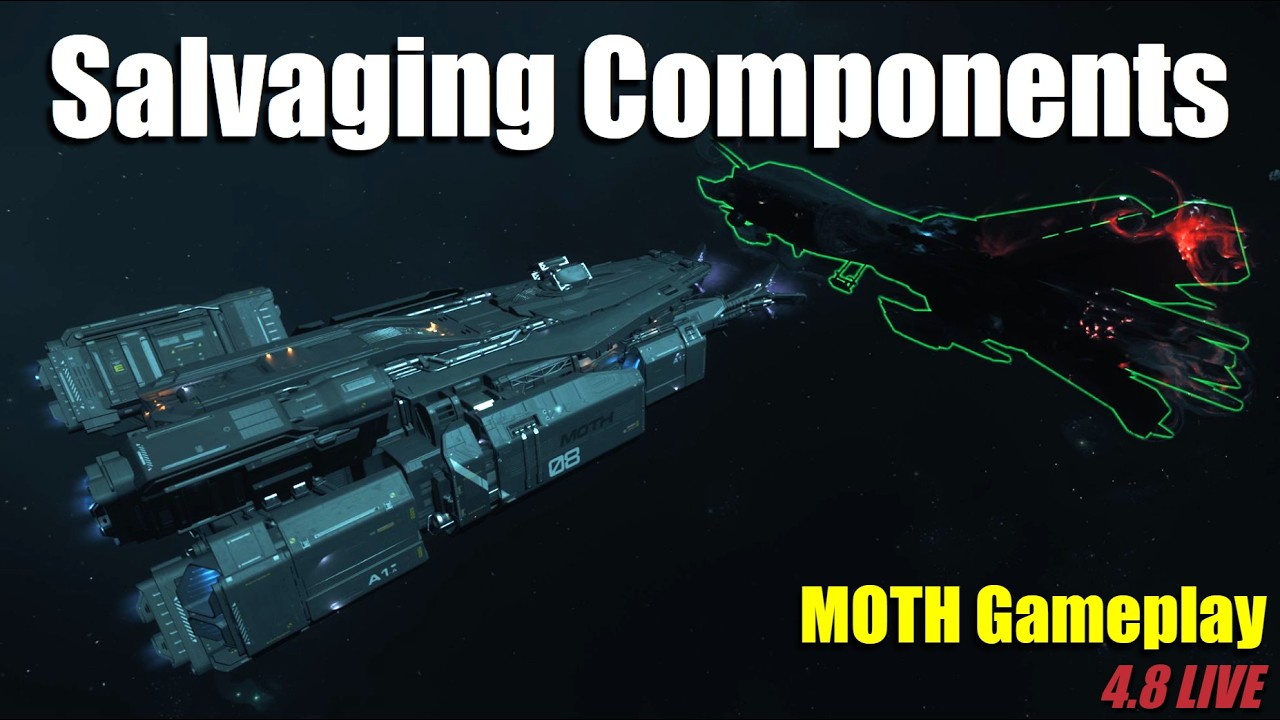 Hunting Military Salvage Claims with the Argo MOTH - Star Citizen 4.8 Gameplay
