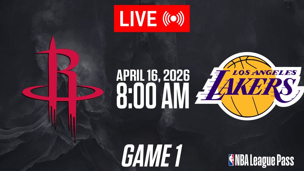 NBA LIVE! Houston Rockets vs Los Angeles Lakers GAME 1 | April 16, 2026 | NBA 2K26 SIMULATION