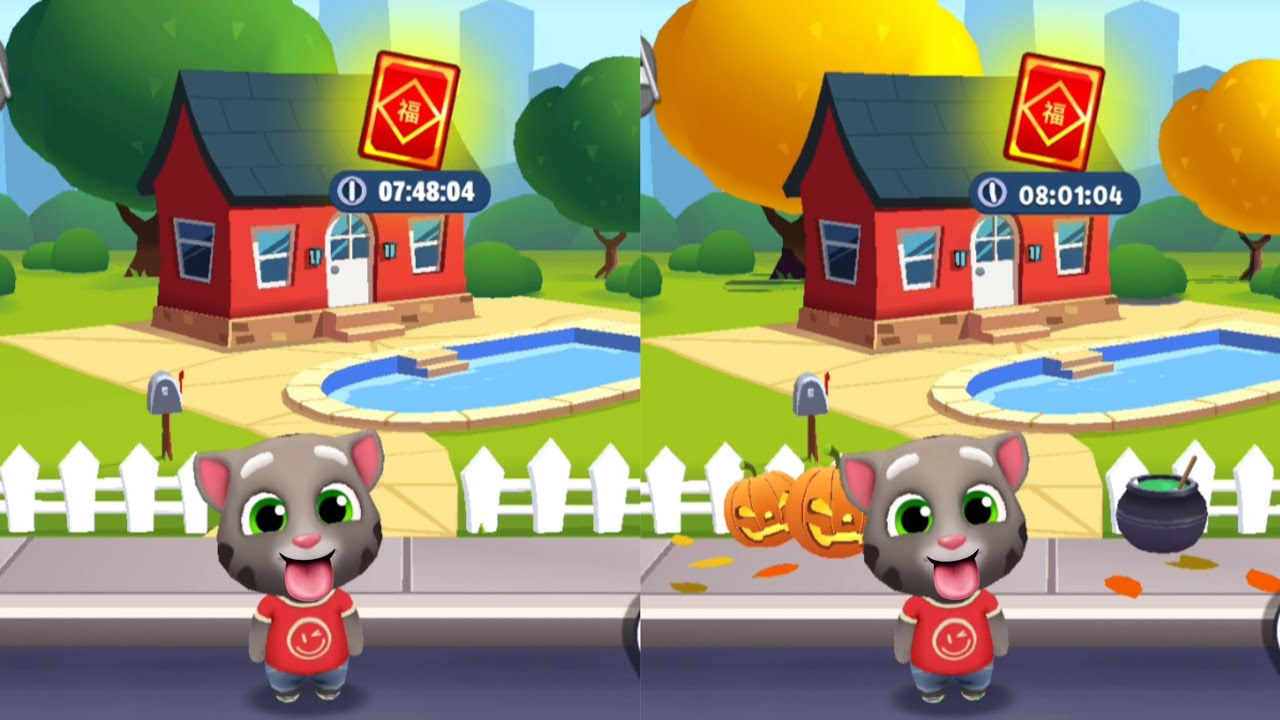 Talking Tom Gold Run New Event - Halloween vs Spring 2025 - Android iOS