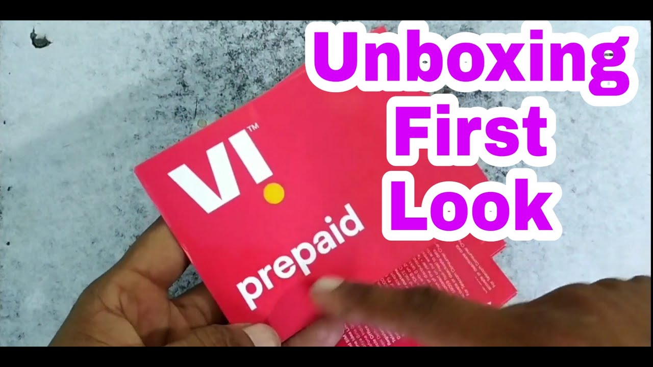 VI Sim Card Unboxing