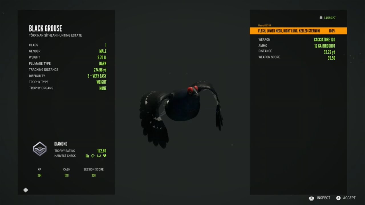 Dimond black grouse lvl 3! 