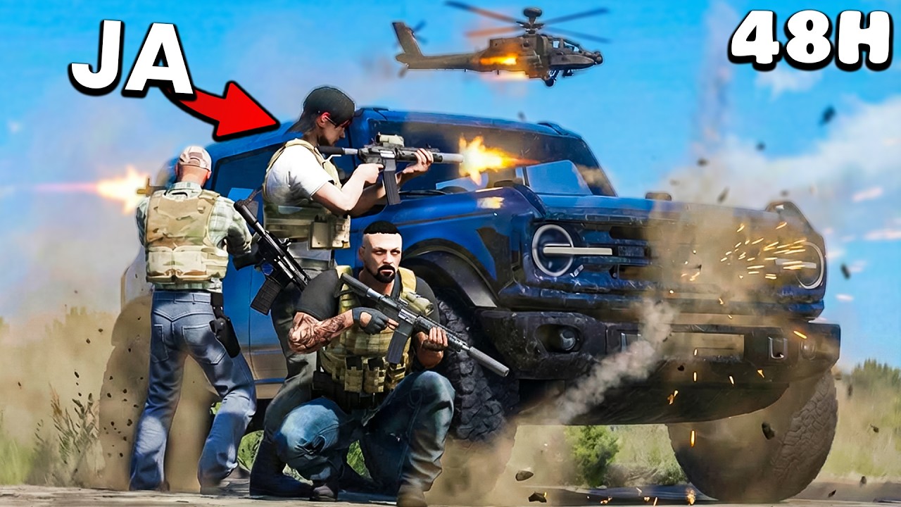 Spędziłem 48H JAKO PRAWDZIWY NAJEMNIK w GTA V!