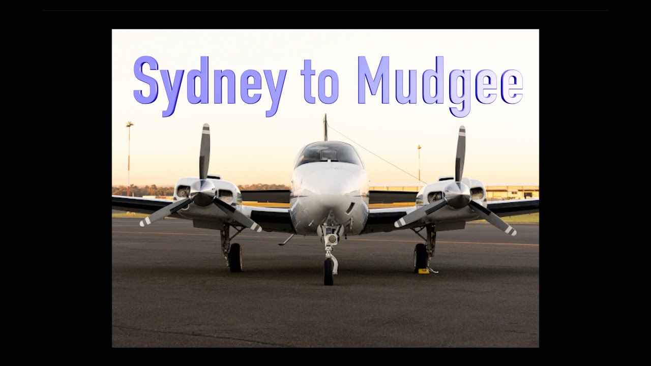 IFR Sydney to Mudgee for lunch in a G58 Baron
