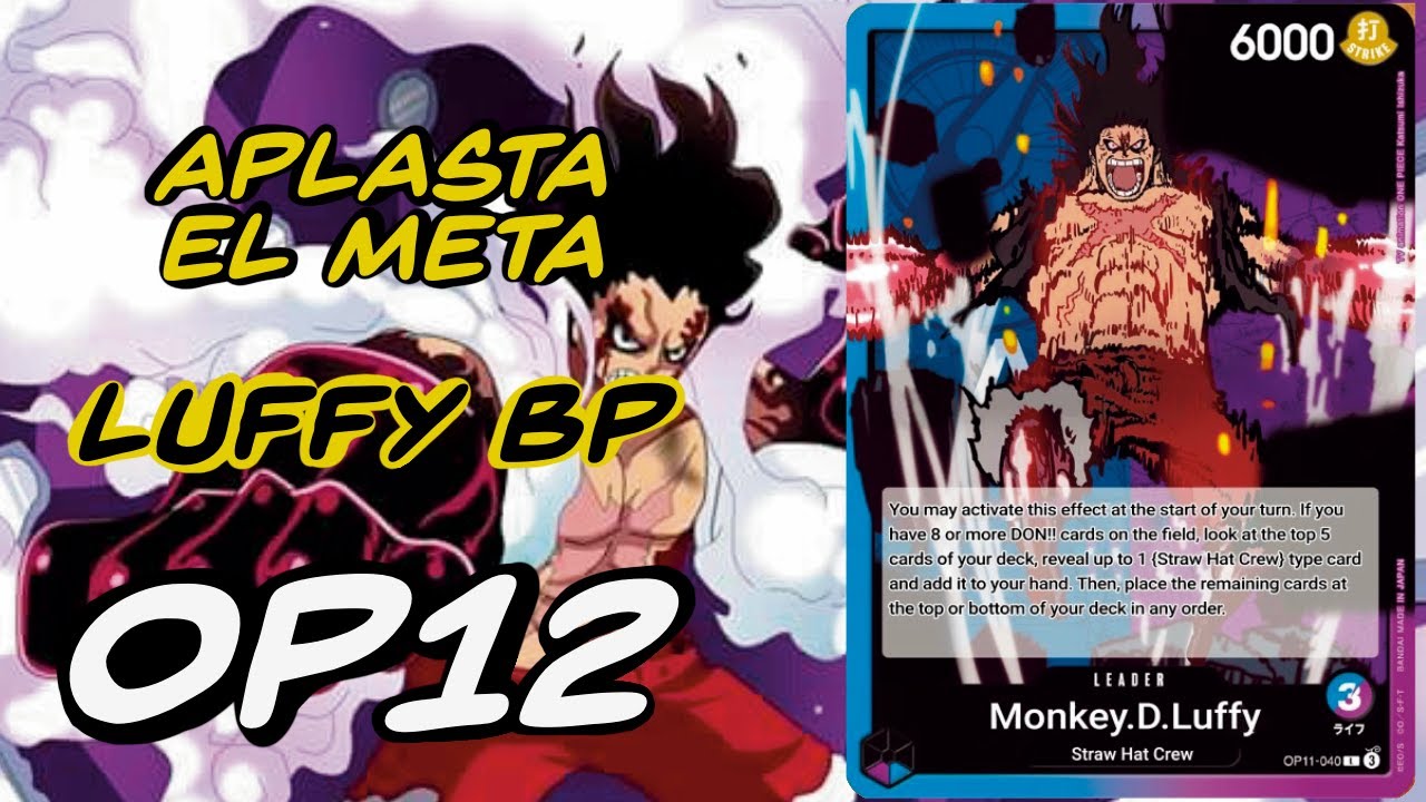 ¡LUFFY SNAKEMAN estilo NAVY sorprende al meta! ⚓ | One Piece TCG OP12