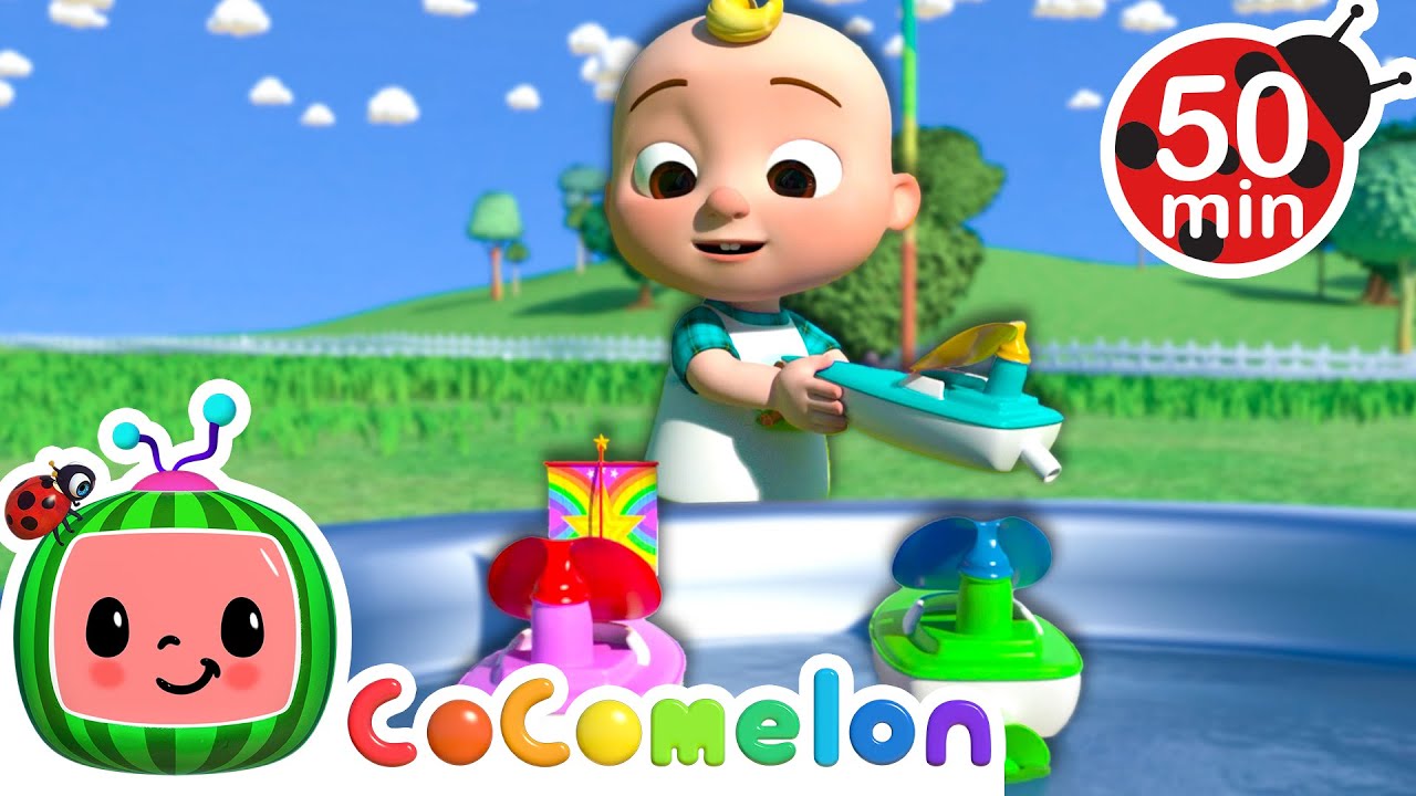 Balloon Boat Racing Song | Cocomelon | Kids Cartoons & Nursery Rhymes | Moonbug Kids