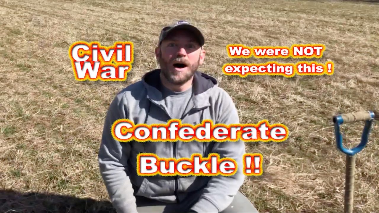 Metal Detecting Finds A Confederate Buckle !!