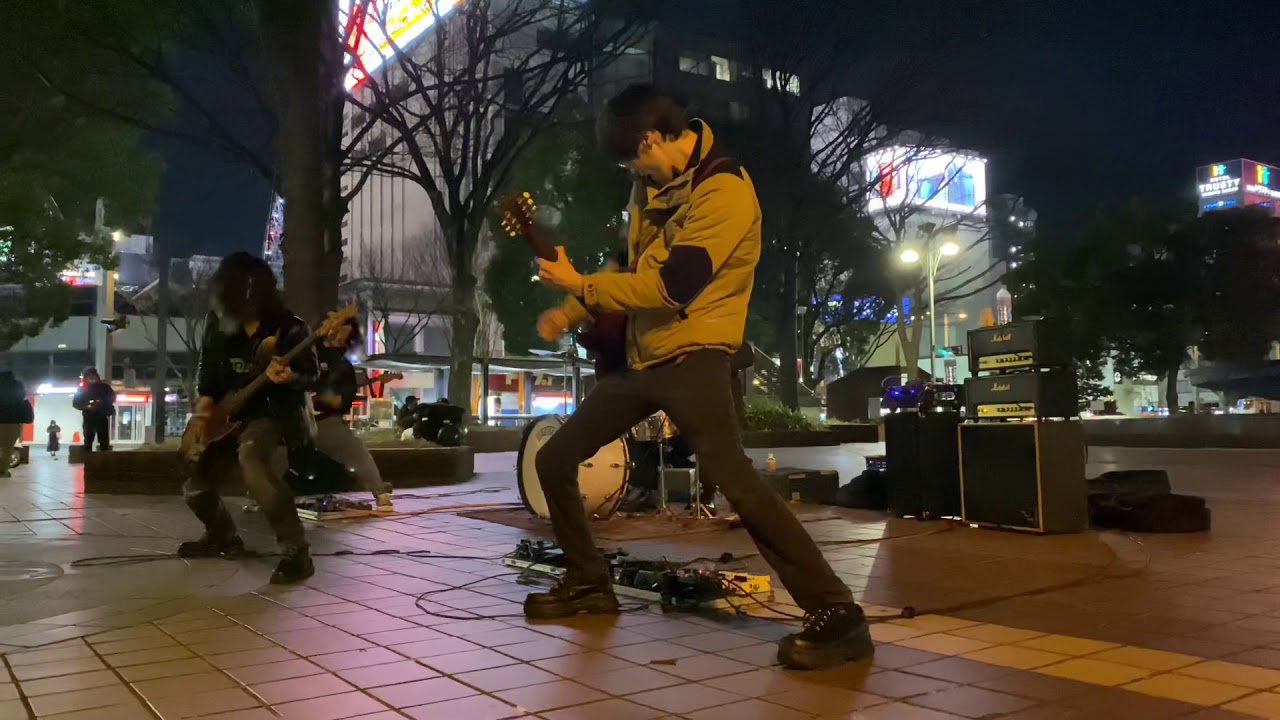 Suspended 4th 2021.02.19 名古屋　栄　噴水前 ストラトキャスターシーサイド
