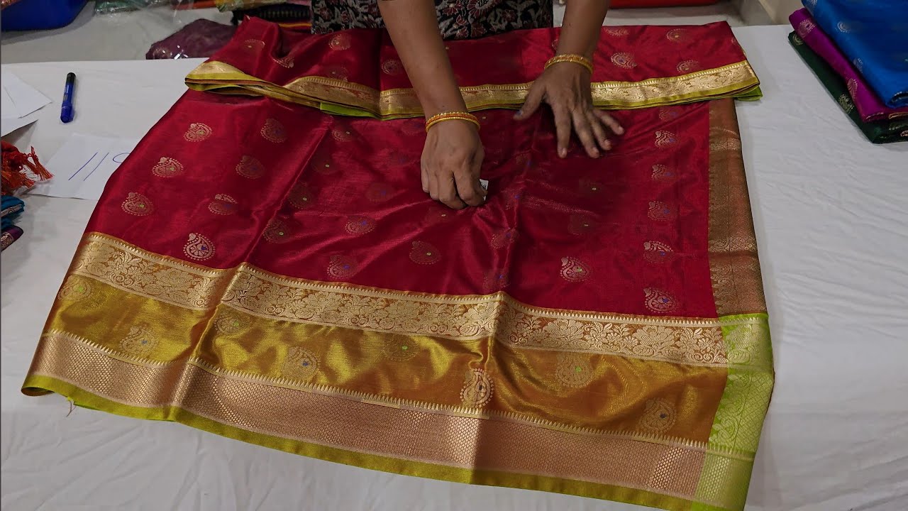 🌼💥Imitation pattu sarees 9642963150 ||