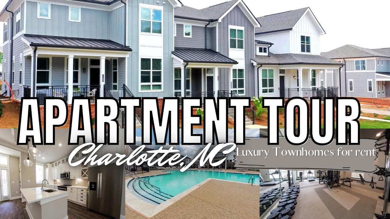 EMPTY APARTMENT TOUR | TOWNHOMES FOR RENT | CHARLOTTE, NC | LUXURY HOMES | 🌙APHRODITE NICHELLE 🌻🖤