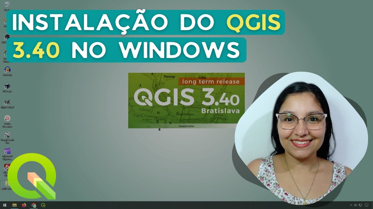 Instalação do QGIS 3.40 no Windows - Atualizado 2025