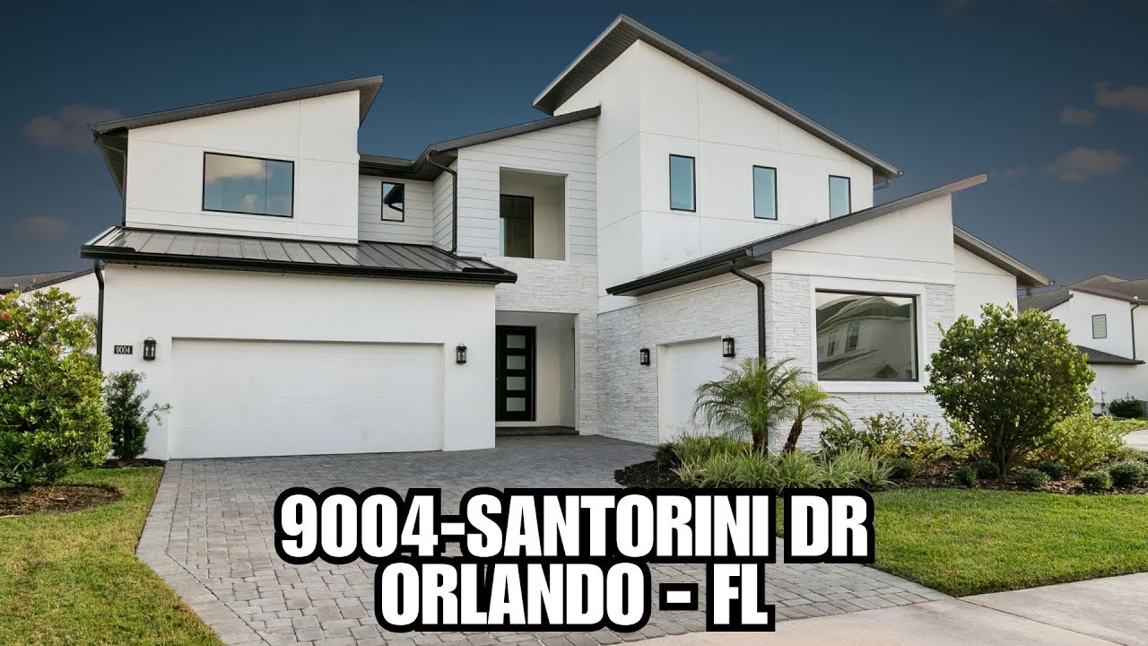 Casa Moderna en Lake Nona | Laurel Pointe | Lote de Esquina | Tour Completo
