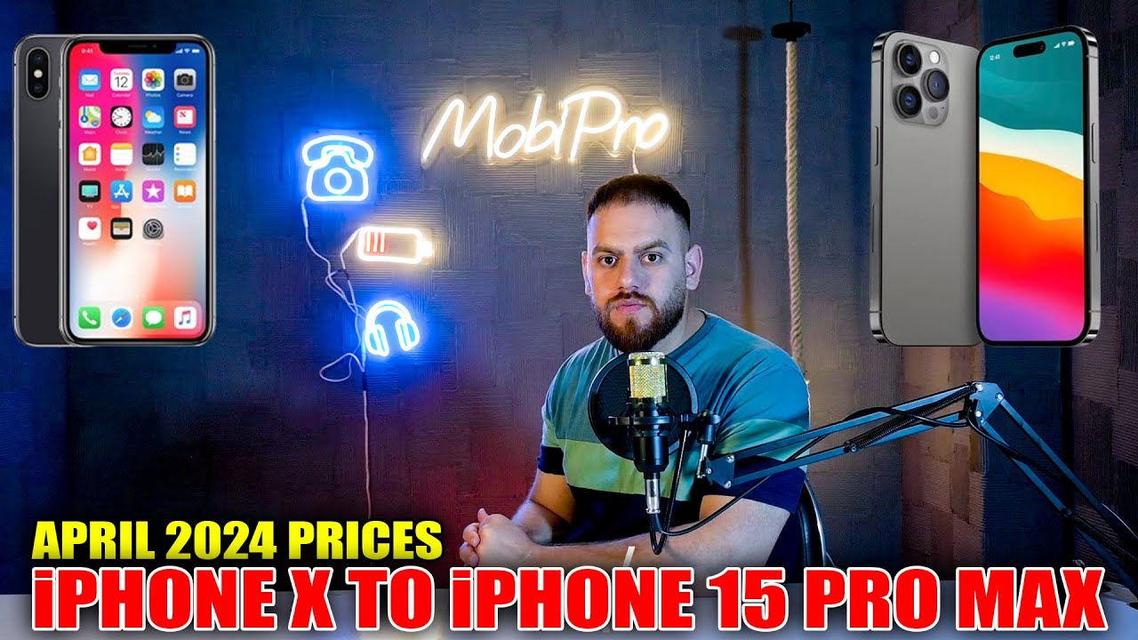 iPHONE X TO iPHONE 15 PRO MAX PRICE UPDATE APRIL 2024 | Mobile Market Faisalabad