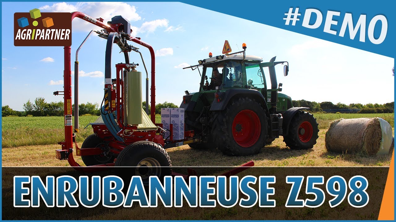 [D&Eacute;MO] Enrubanneuse Z598 &agrave; double satellite METAL-FACH by Agripartner