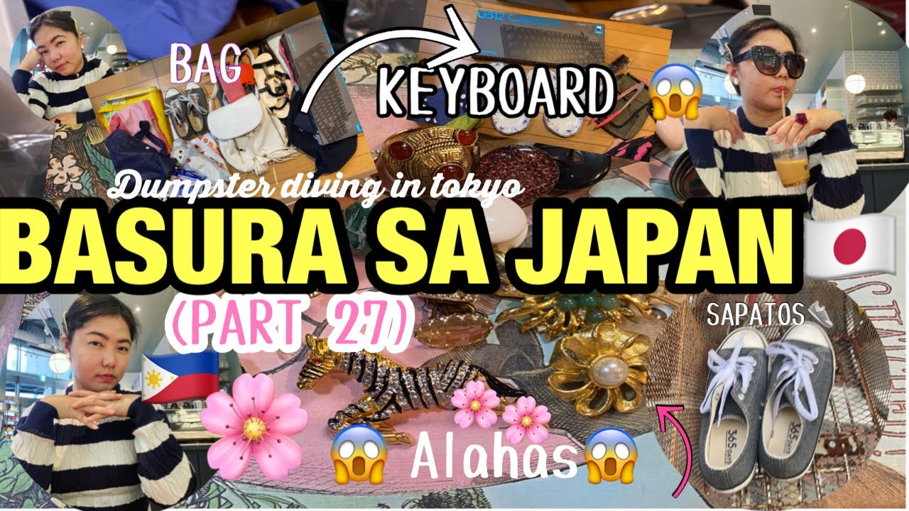 Part 27 Basura sa japan | Dumpster diving in tokyo