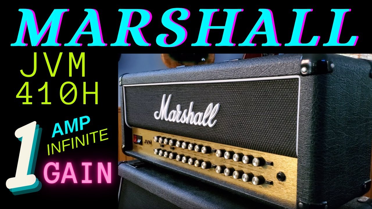 Marshall JVM 410H - 1 Amp, Infinite Possibilities!! JVM410H High GAIN Review & DEMO!