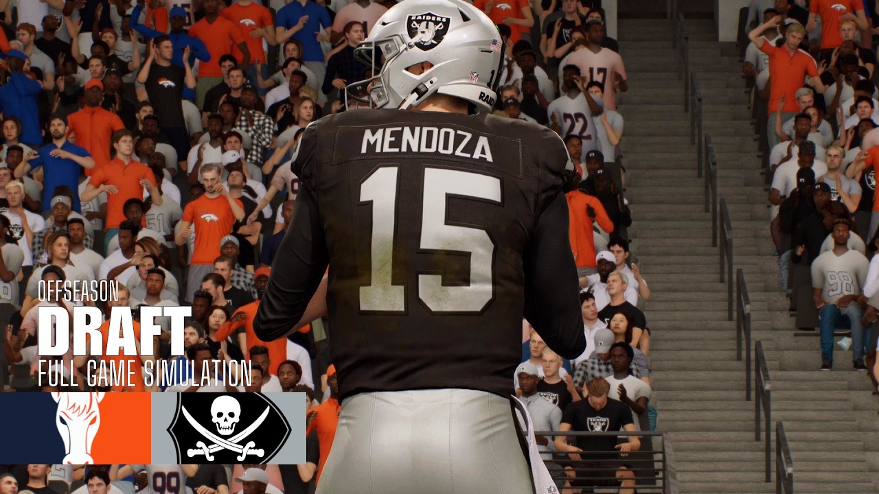 Broncos vs. Raiders | 2026 NFL Draft | Madden NFL 26 Simulation