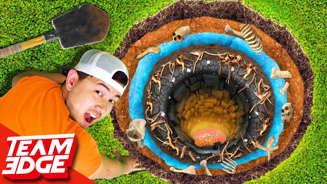 Tunneling 100 Layers of EARTH!!