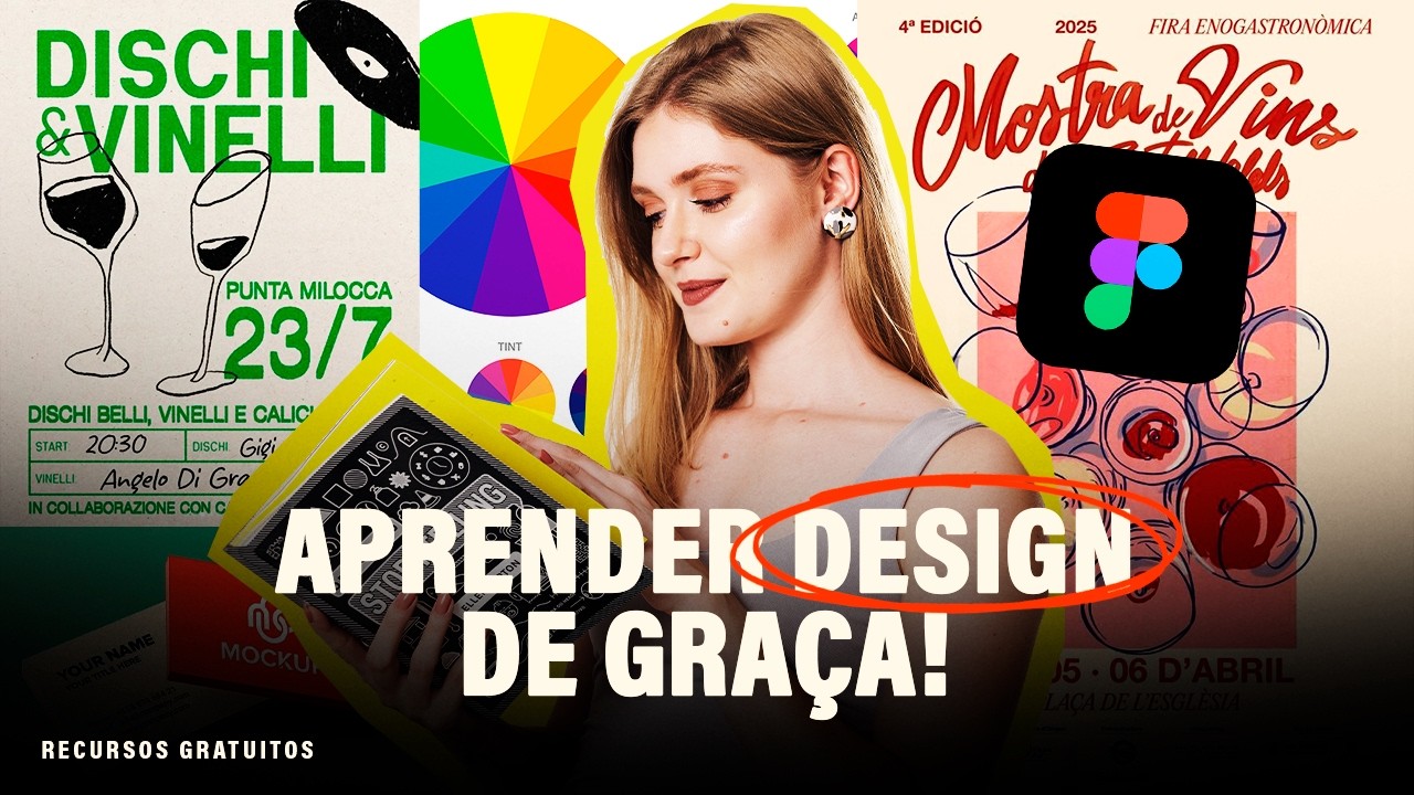 Como Estudar Design Gráfico do Zero (Sem Gastar)