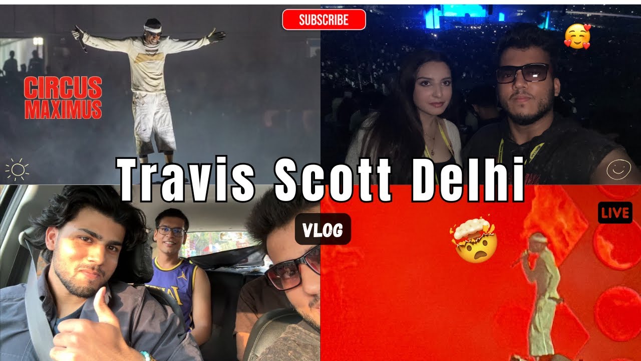 Travis Scott Delhi Concert LIVE💀🔥🤯😱 | 📍JLN Stadium Day-1 | SUBSCRIBE❤️