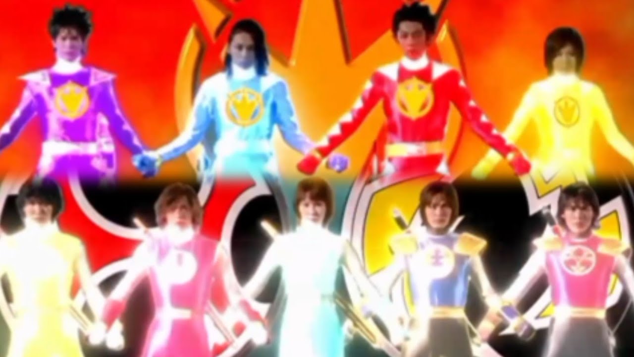 Super Sentai vs Power Rangers Team-Up Abaranger vs Hurricanger vs Dino Thunder vs Ninja Storm
