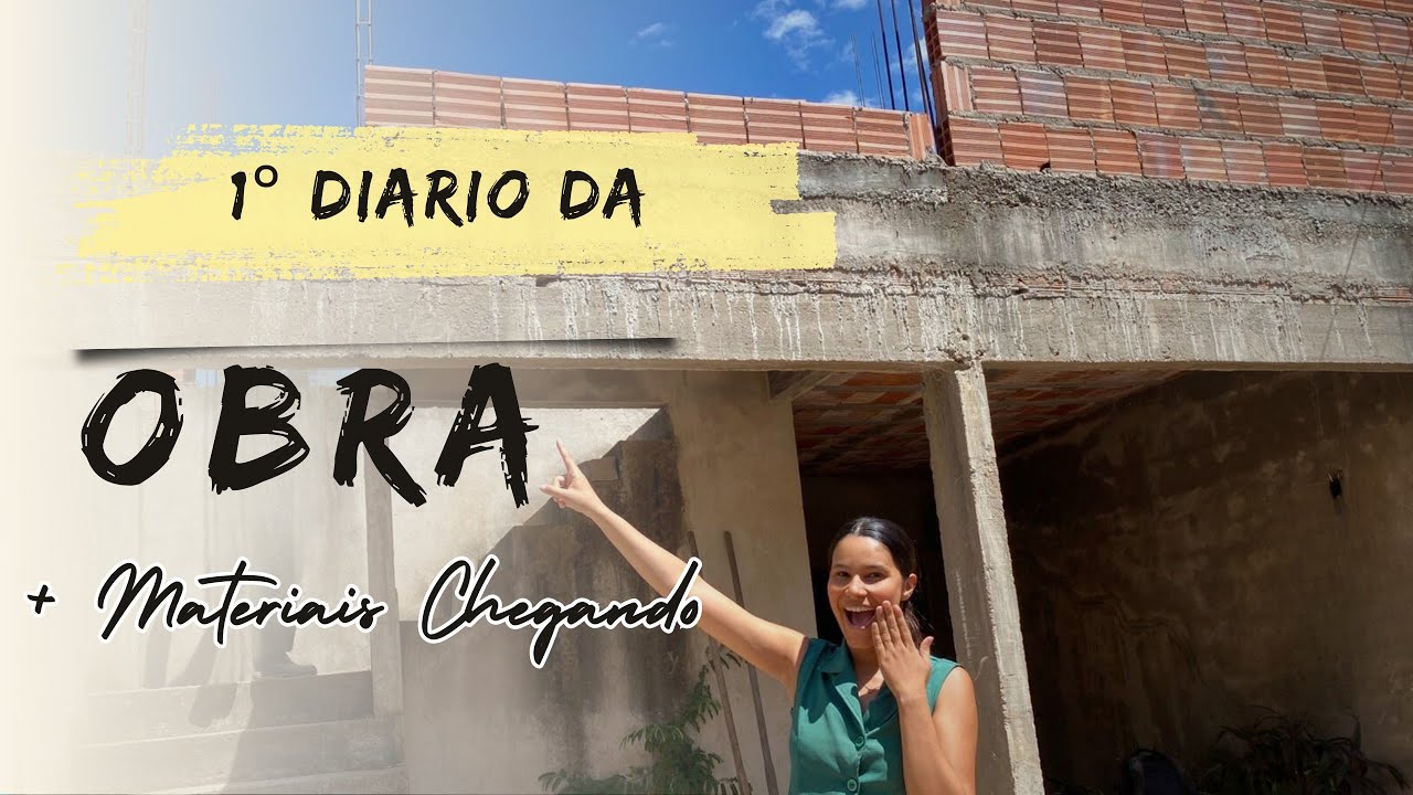 1° Tour pela Obra: Veja como será minha futura casa!