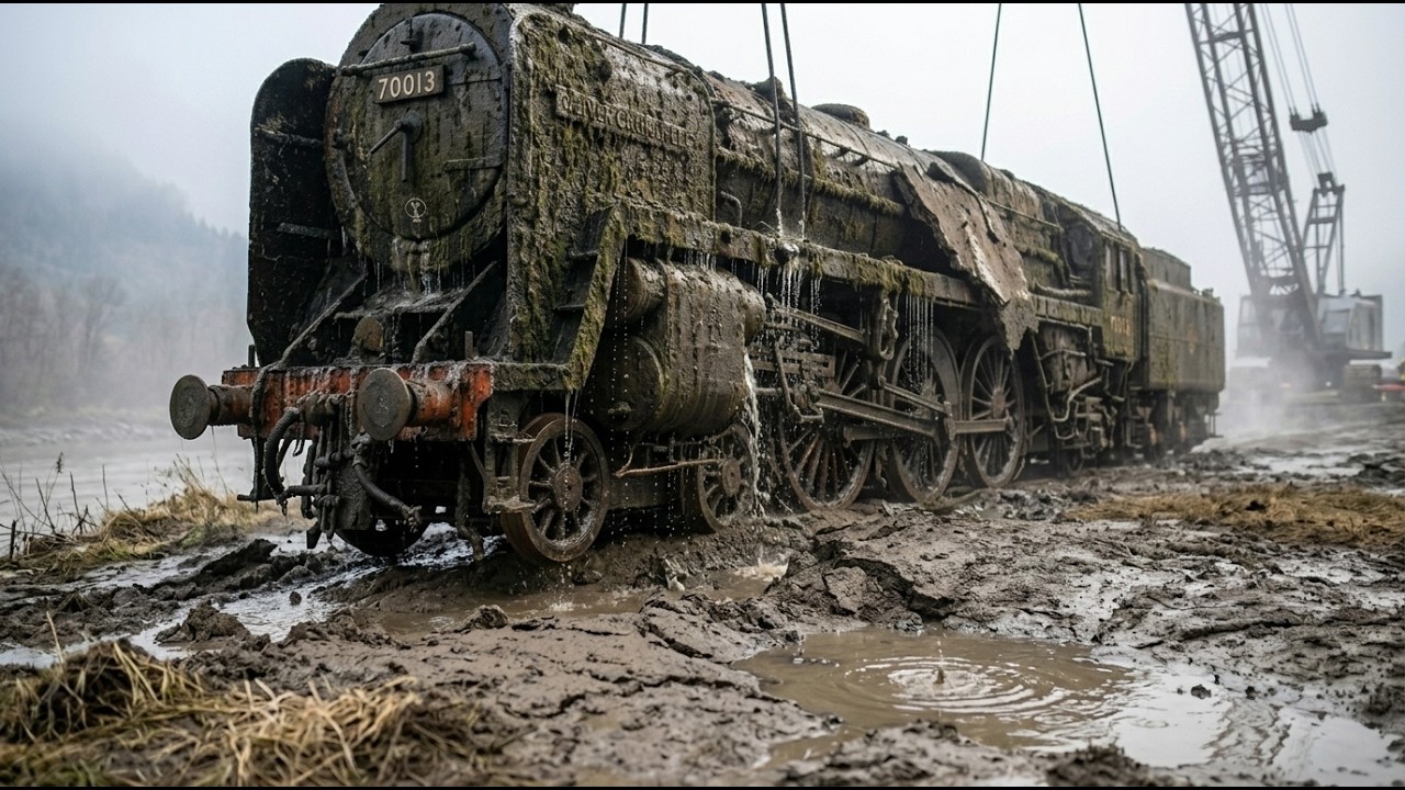 70 Years Underwater? Restoring a Legendary  70013 Oliver Cromwell locomotive