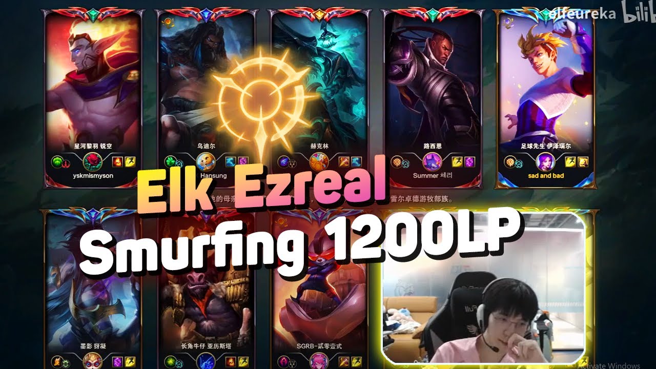 Elk Ezreal : Destroy 1200LP Kaisa Challenger in Stream