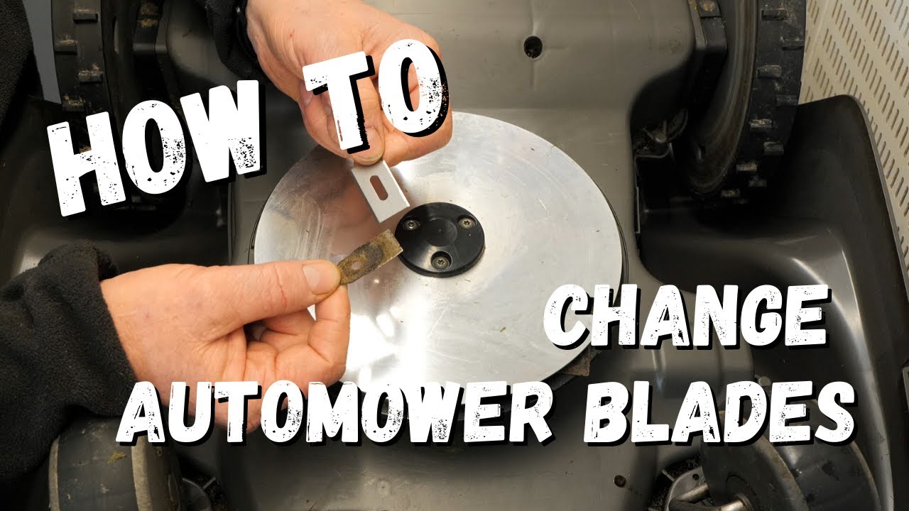How To Replace The Blades On Your Husqvarna Automower®/Robotic Lawn Mower