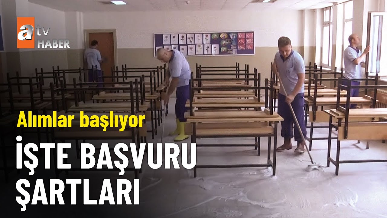 Okullara 30 bin temizlik görevlisi - atv Ana Haber 23 Eylül 2024