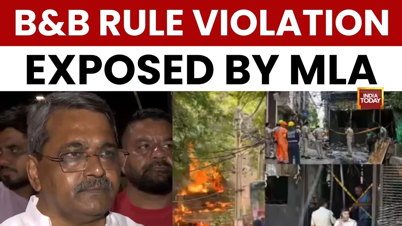 Malviya Nagar Fire Update | Major Safety Lapses Exposed by BJP MLA Satish Upadhyay | India Today