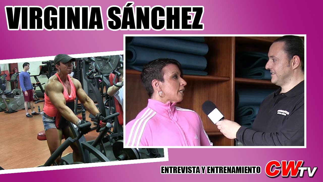 Culturismo: Virginia Sánchez (entrevista y entrenamiento) Culturismoweb TV