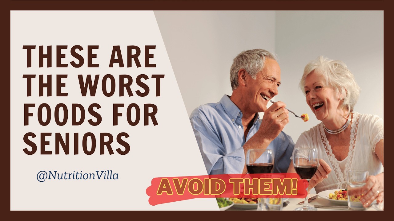 Which foods are generally avoided for an older person?