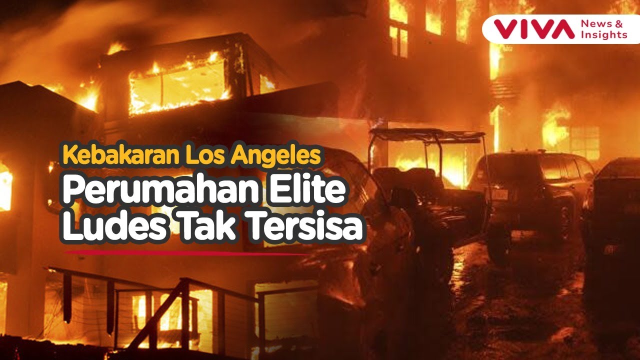 Kawasan Elite di Los Angeles yang Menyerupai Gaza Usai Habis Dilalap Si Jago Merah