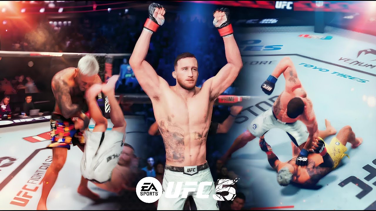 JUSTIN HIGHLIGHT GAGEY IS THE MAIN FIGHTERWEIGHT IN UFC 5!
