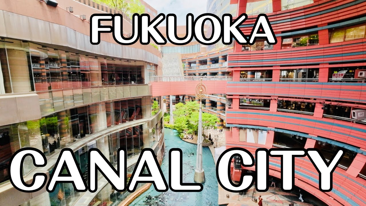 【4K】Inside Canal City Hakata: Exploring Fukuoka's Mega Entertainment Complex