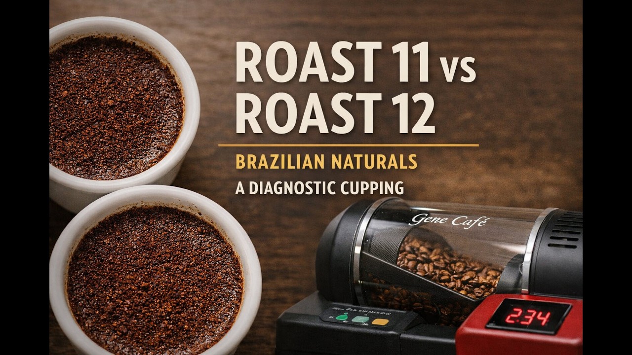 Roast 11 vs Roast 12 — Brazilian Naturals A Diagnostic Cupping