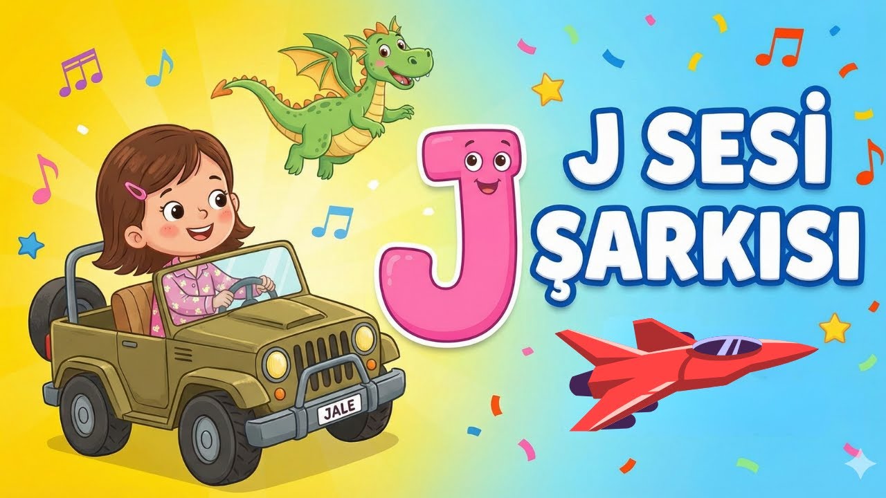 Çocuklar Bu Şarkıya Bayılacak! 😍 J Sesi Şarkısı - 1. Sınıf Harf Öğretimi