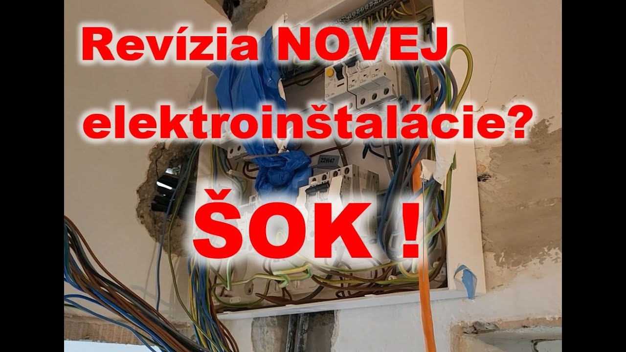 Revizia elektroinstalacie ktora nedopadla dobre